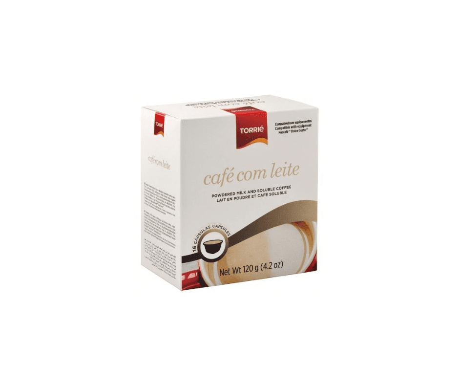 Cápsulas Compatíveis Dolce Gusto® - Torrié® Café com Leite 16 unid